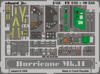 Eduard FE253 Hurricane Mk. II 1/48 Hasegawa