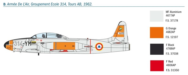 Italeri 1444 T-33A SHOOTING STAR 1/72 – image 11