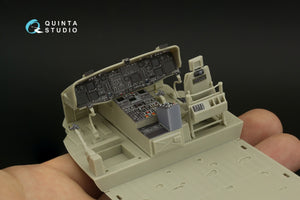 Quinta Studio QD+35108 MH-60L 3D-Printed &amp;amp; coloured Interior on decal paper (Kitty Hawk) (with 3D-printed resin parts) 1/35 – zdjęcie 8