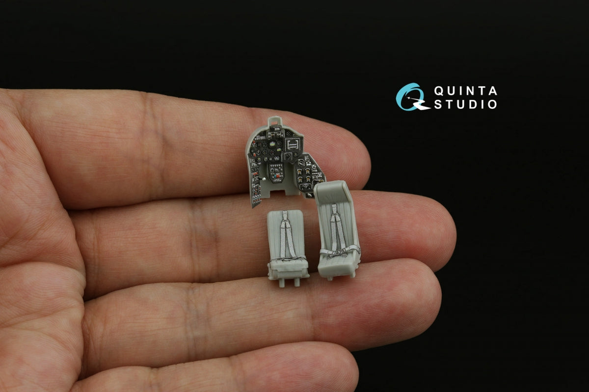 Quinta Studio QD+72185 Mi-24V NATO 3D-Printed &amp;amp; coloured Interior on decal paper (Hobby Boss/ARK Models) (with 3D-printed resin parts) 1/72 – zdjęcie 11