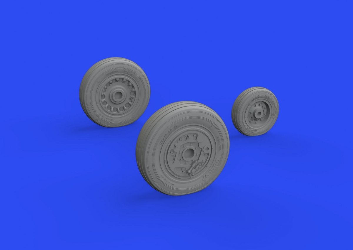 Eduard 648814 Buccaneer S.2C/ D wheels AIRFIX 1/48 – zdjęcie 2