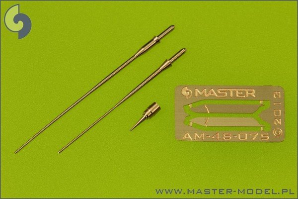 Master AM-48-075 SAAB JAS 39 Gripen - Pitot Tubes &amp;amp; Angle Of Attack probes (1/48)
