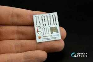 Quinta Studio QD+48342 F-4G late 3D-Printed &amp;amp; coloured Interior on decal paper (Meng) (with 3D-printed resin parts) 1/48 – zdjęcie 14