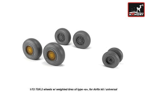 Armory Models AW72414 BAC TSR.2 wheels w/ weighted tires, type “a” (DL) 1/72 – image 2