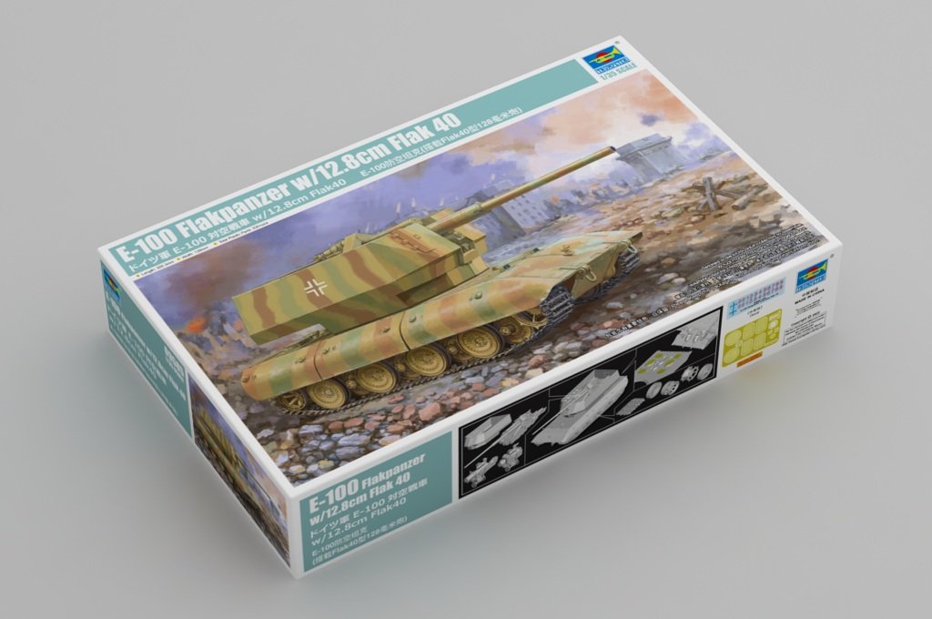 Trumpeter 09585 E-100 Flakpanzer w/12.8cm Flak 40 1/35 – image 2