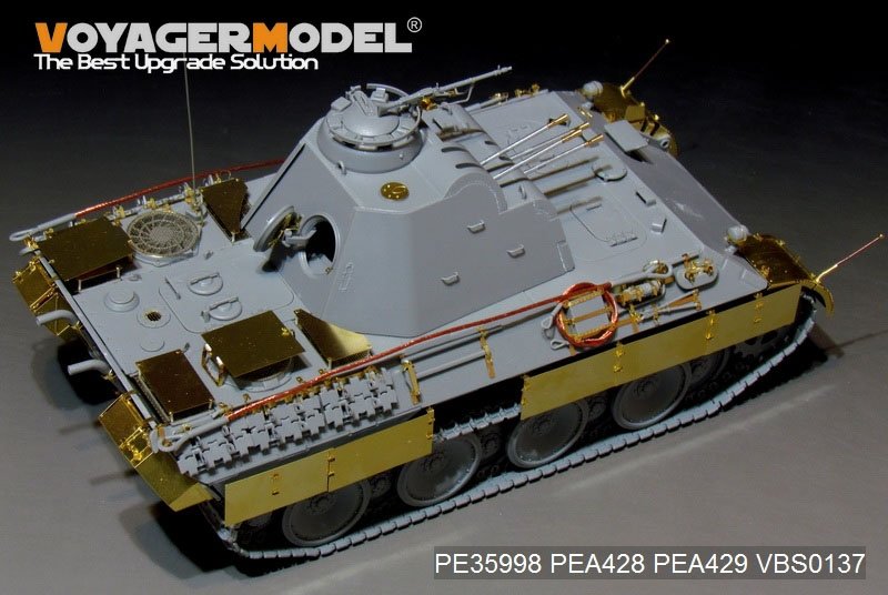 Voyager Model PE35998 WWII German FlaKPanzer V FlaKvierling 20mm MG 151/20 Basic For TAKOM 2105 1/35 – zdjęcie 10