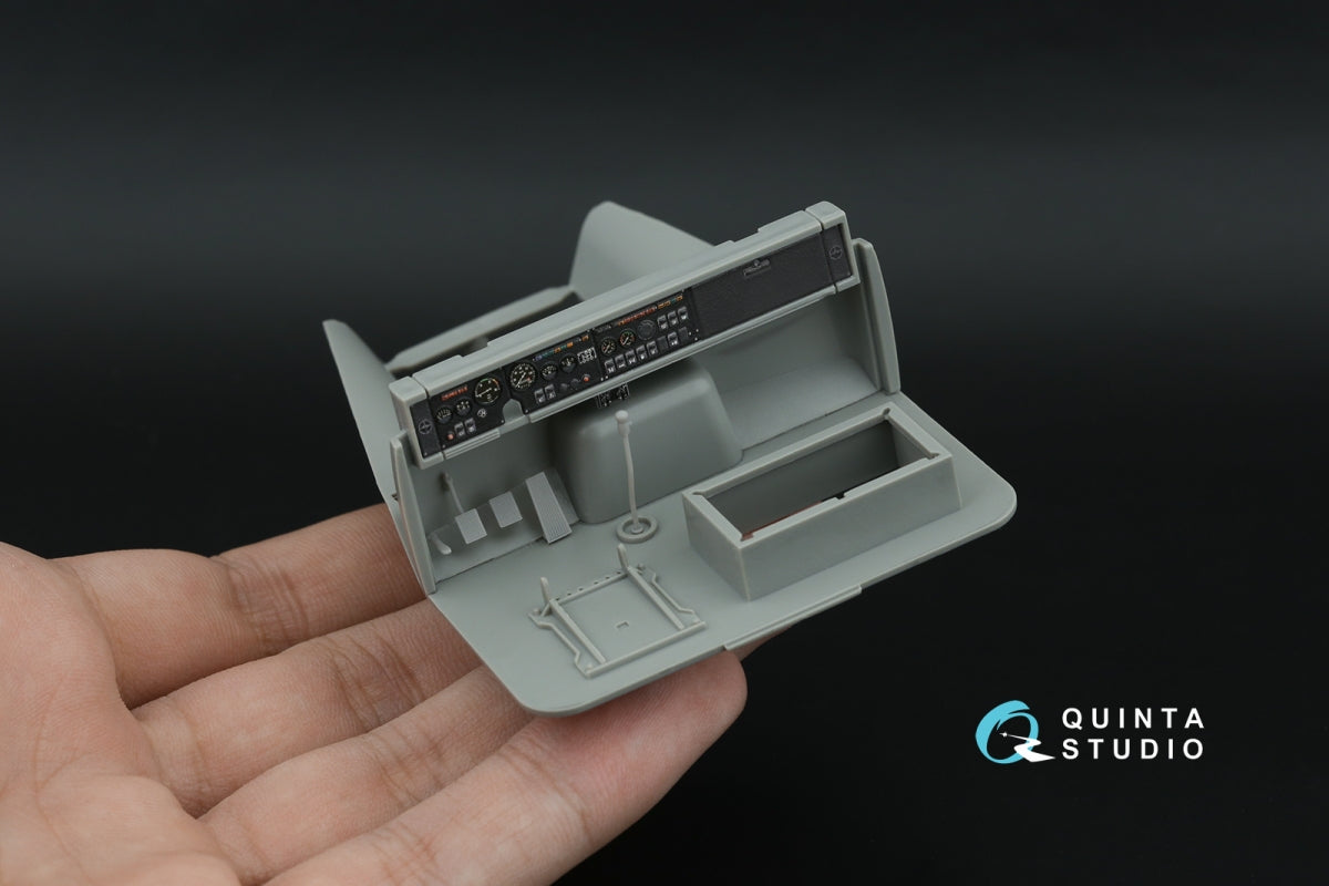 Quinta Studio QD+35162 KrAZ-6322 3D-Printed &amp; coloured Interior on decal paper (Takom) (with 3D-printed resin parts) 1/35