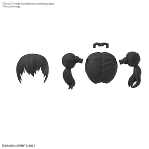 Bandai 67139 30MS OPTION HAIR STYLE PARTS VOL.10 ALL 4 TYPES – zdjęcie 4