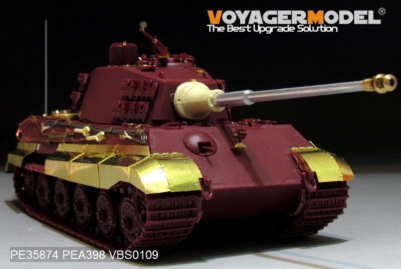 Voyager Model PE35874 WWII German King Tiger (Hensehel Turret) for MENG 1/35 – zdjęcie 2