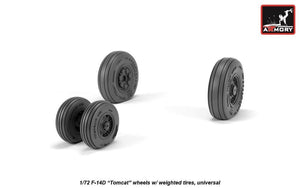 Armory Models AW72332 F-14D Tomcat late type wheels w/ weighted tires 1/72 – image 4