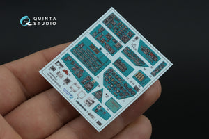 Quinta Studio QDS-48570 Mi-24A 3D-Printed &amp;amp; coloured Interior on decal paper (Trumpeter) (small version) 1/48 – zdjęcie 4