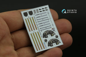 Quinta Studio QD32124 DH 82A Tiger Moth 3D-Printed &amp;amp; colored Interior on decal paper (ICM) 1/32 – image 2