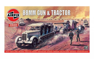 Airfix 02303V 88mm Gun &amp;amp; Tractor 1/76