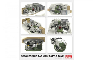 Rye Field Model 5066 Leopard 2 A6 - FULL INITERIOR 1/35 – zdjęcie 3