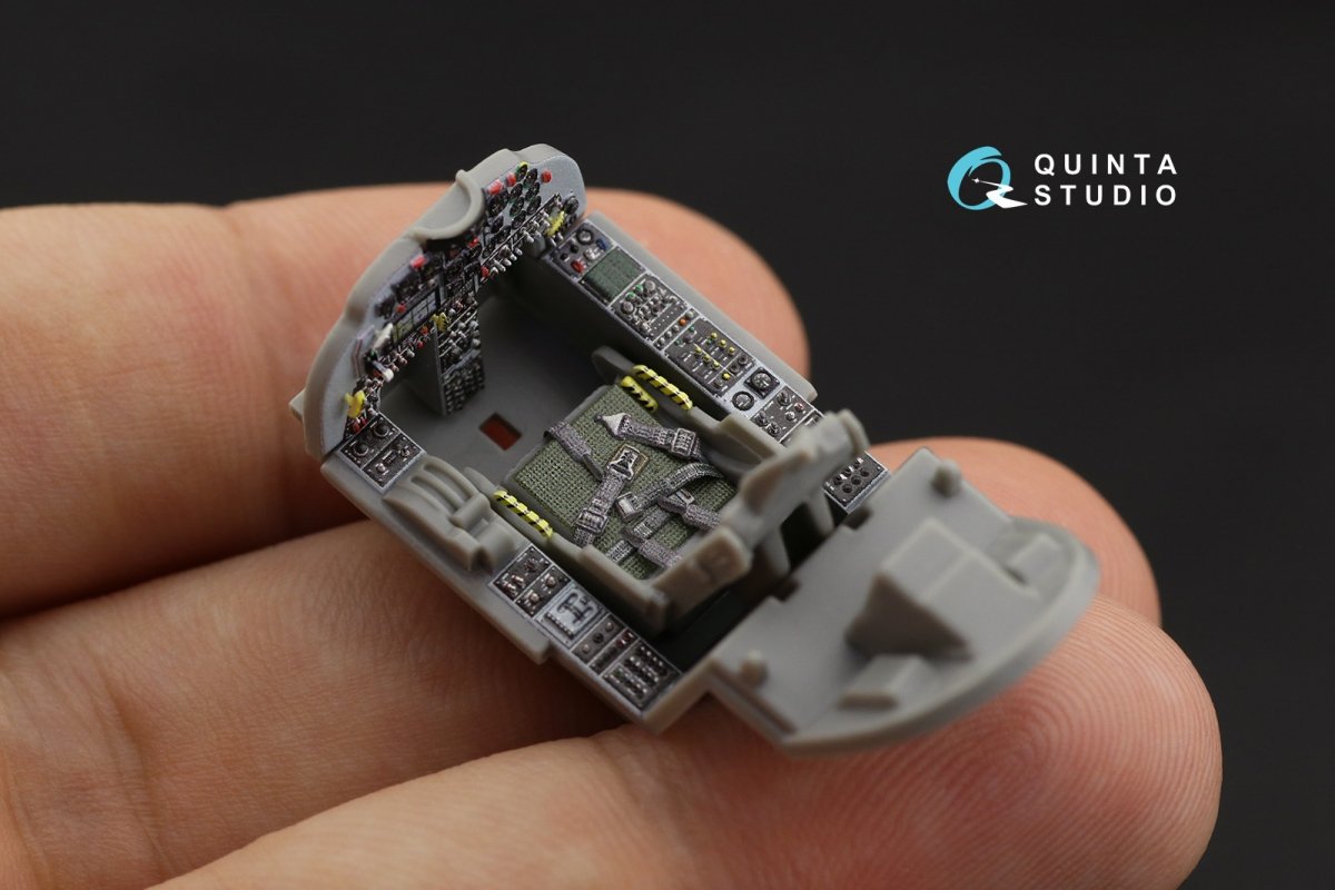 Quinta Studio QD48232 NF-5A 3D-Printed &amp;amp; coloured Interior on decal paper (Kinetic) 1/48 – immagine 4