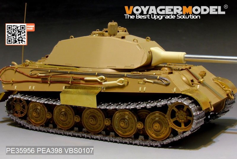 Voyager Model PE35956 WWII German King Tiger (Porsche Turret) For MENG TS-037 1/35 – imagen 11