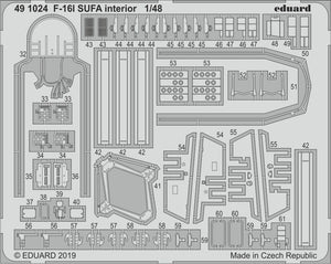 Eduard 491024 F-16I SUFA interior 1/48 HASEGAWA – immagine 2
