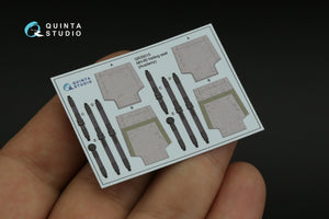 Quinta Studio QR35015 H-60 Family folding seats (Academy), 2 pcs 1/35 – immagine 4
