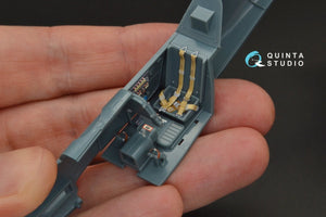 Quinta Studio QD48095 Bf 109G-14 3D-Printed &amp;amp; colored Interior on decal paper (for Eduard kit) 1/48 – image 7