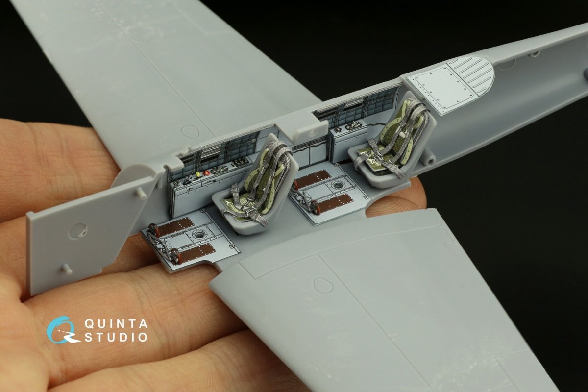 Quinta Studio QD48019 Yak-52 3D-Printed &amp;amp; coloured Interior on decal paper (ARK) 1/48 – zdjęcie 8