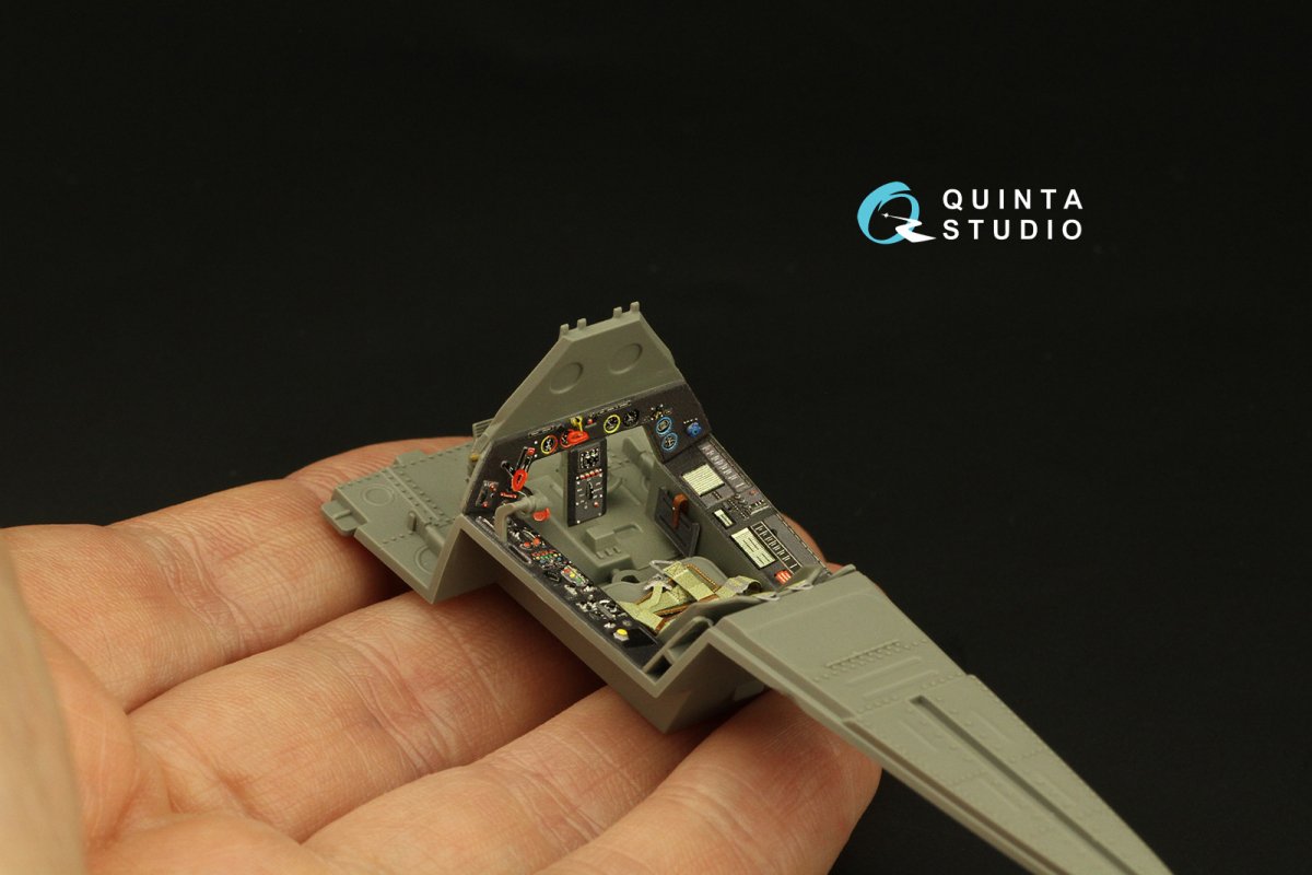 Quinta Studio QD35101 FW 190A-6 3D-Printed &amp;amp; colored Interior on decal paper (Border Model) 1/35 – image 10