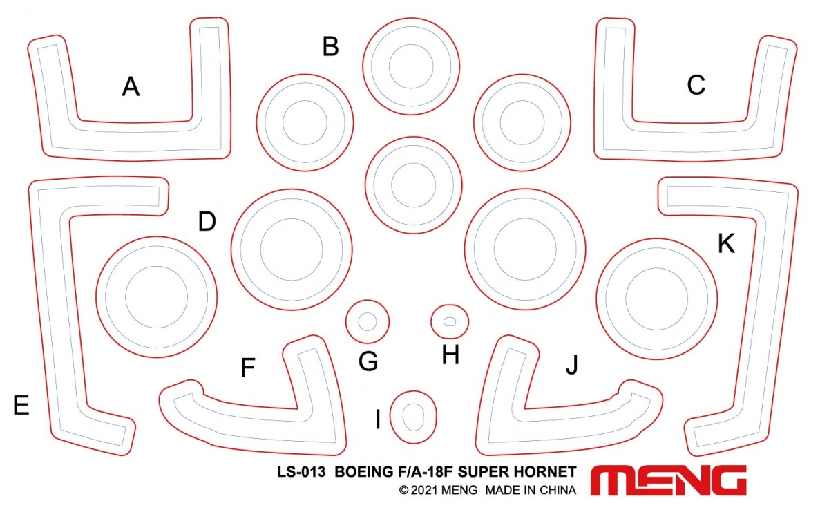 Meng LS-016 BOEING F/A-18F SUPER HORNET BOUNTY HUNTERS 1/48 – zdjęcie 10