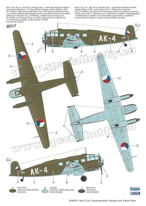Special Hobby 48197 Aero C-3A &amp;#39;Czechoslovakian Transport and Trainer Plane&amp;#39; 1/48 – image 4