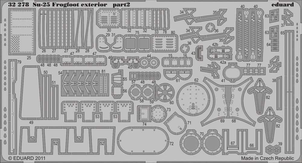 Eduard 32278 Su-25 Frogfoot exterior TRUMPETER 1/32 – zdjęcie 2