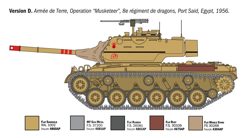 Italeri 6763 M47 Patton (New Parts) 1/35 – zdjęcie 10