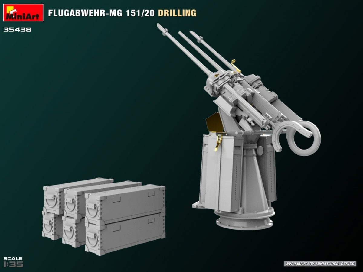 MiniArt 35438 FLUGABWEHR-MG 151/20 DRILLING 1/35 – zdjęcie 7