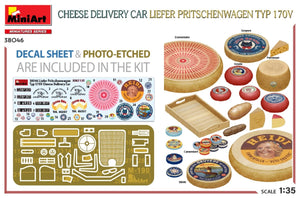MiniArt 38046 CHEESE DELIVERY CAR LIEFER PRITSCHENWAGEN TYP 170V 1/35 – image 2