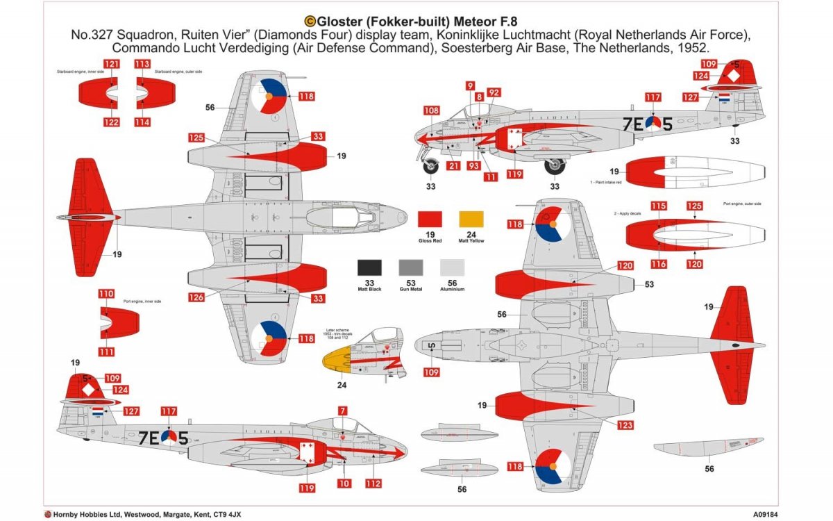 Airfix 09184 Gloster Meteor F8 Korean War 1/48 – image 3