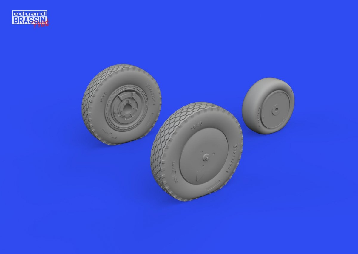 Eduard 672304 P-39Q wheels w/ rims PRINT ARMA HOBBY 1/72 – zdjęcie 2