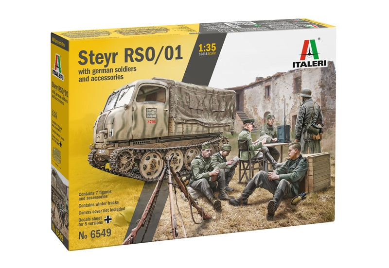 Italeri 6549 STEYR RSO/01 with GERMAN SOLDIERS 1/35 – image 2