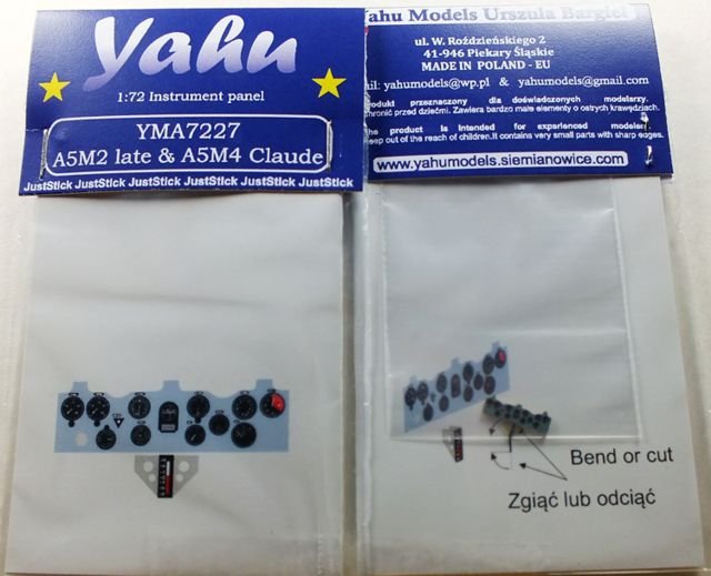 Yahu YMA7227 A5M2 Late & A5M4 (Fujimi / Hobby Boss / Doyusha) 1/72