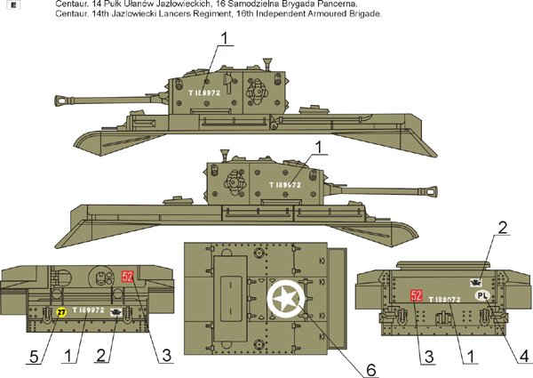 ToRo Model 35D16 - Cromwell &amp;amp; Centaur tanks in Polish service vol.1 1/35 – zdjęcie 2