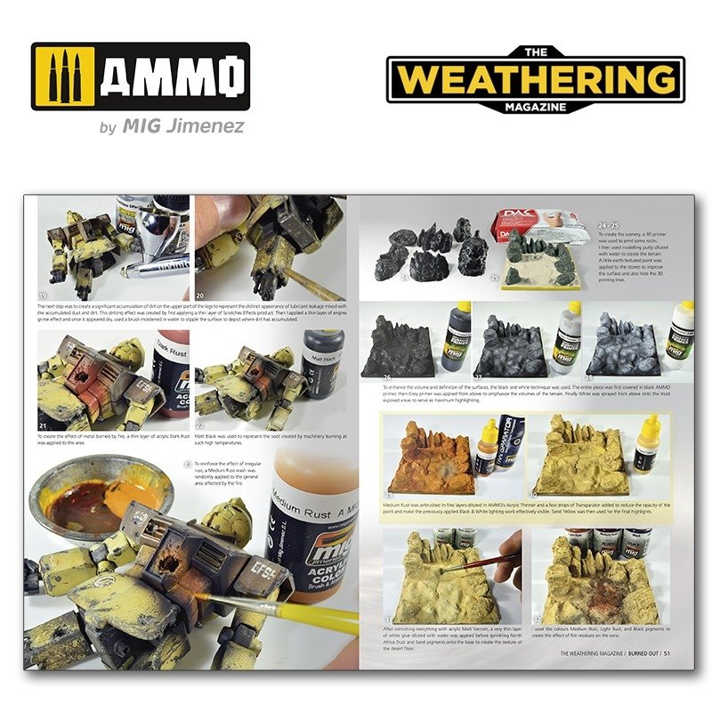 Ammo of Mig 4532-EN The Weathering Magazine Issue 33: BURNED OUT (English) – immagine 6