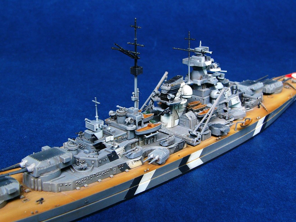 Trumpeter 05711 Germany Bismarck Battleship 1941 1/700 – zdjęcie 5