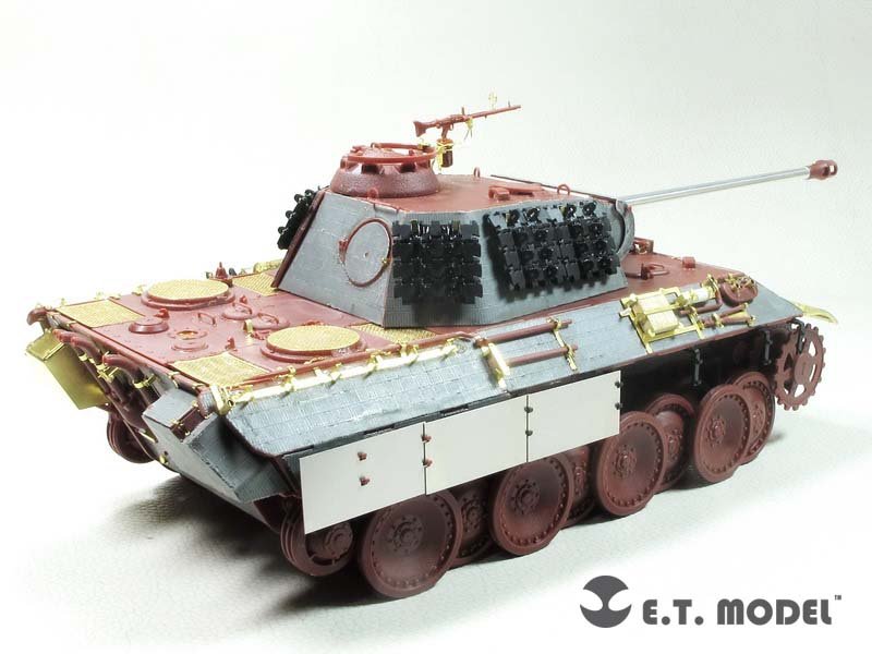 E.T. Model E35-266 WWII German Panther A（Late Production) for Meng TS-035 1/35 – zdjęcie 5