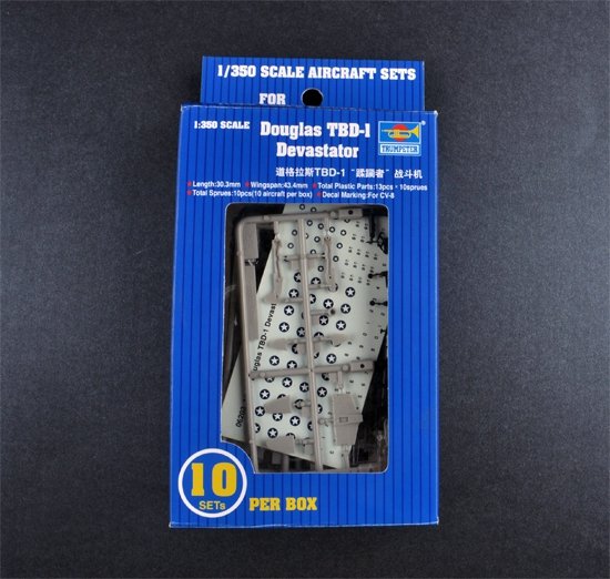 Trumpeter 06203 Douglas TBD-1 Devastator (10pcs.) 1/350