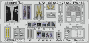 Eduard SS640 F/A-18E Zoom set for ACADEMY 1/72