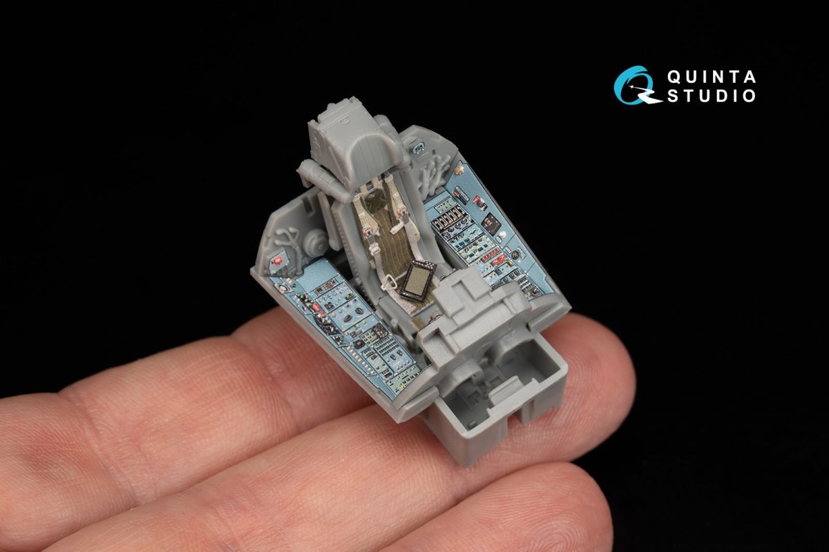 Quinta Studio QD48173 Su-33 3D-Printed &amp;amp; coloured Interior on decal paper (for Minibase kit) 1/48 – zdjęcie 5
