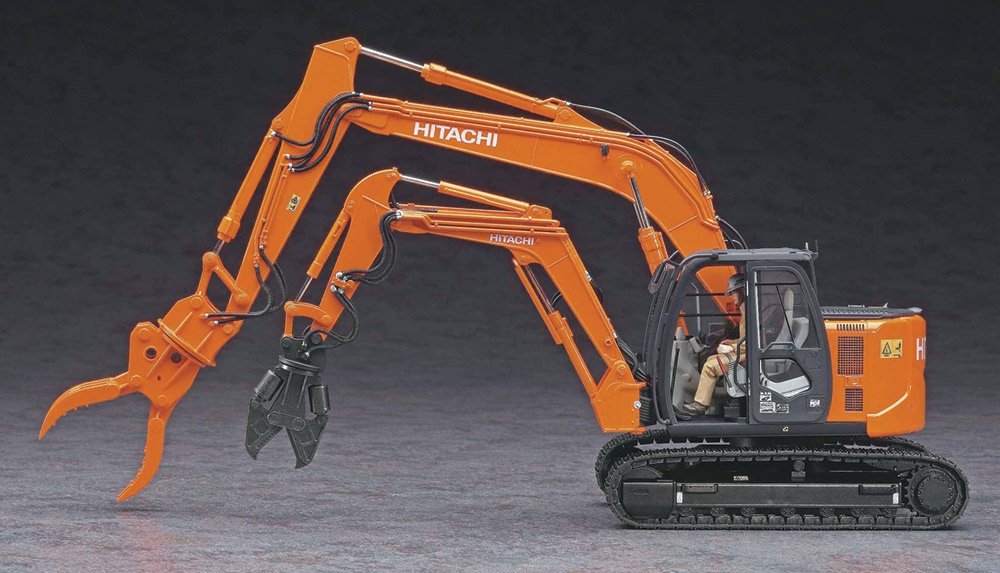 Hasegawa SW04 Hitachi Double Arm Working Machine Astaco Neo 1/35 – image 2