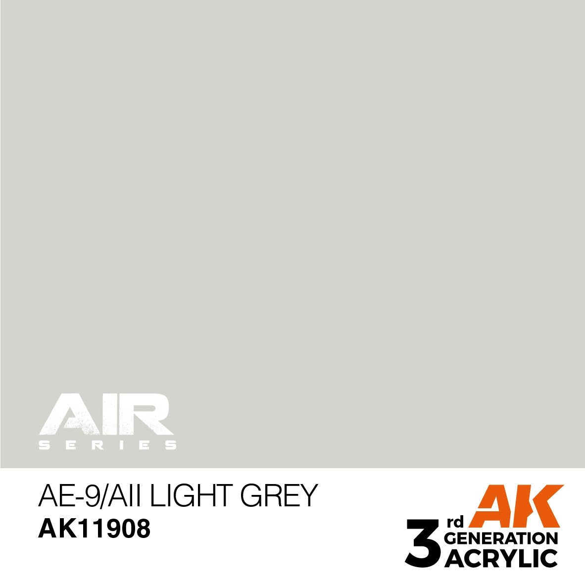 AK Interactive AK11908 AE-9/AII LIGHT GREY – AIR 17ml