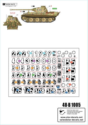 Star Decals 48-B1005 HJ Panthers. 12. SS-Hitlerjugend PzKpfw IV in France 1944 1/48 – image 2