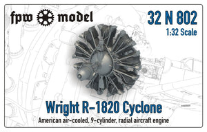 FPW Model 32N802 Wright R-1820 Cyclone (Full) 1/32