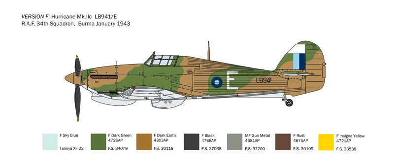 Italeri 2828 Hurricane Mk. IIC 1/48 – zdjęcie 9