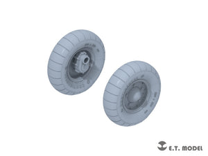 ET Model P35-139 WWII German Kübelwagen Type82 Sagged wheels Balloon tire For TAMIYA Kit 1/35 – image 3