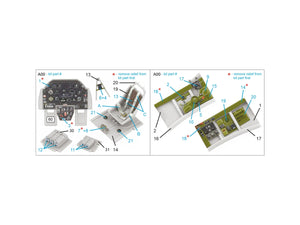 Quinta Studio QD48473 P-51A 3D-Printed colored Interior on decal paper (Accurate Miniatures/Academy) 1/48 – image 2