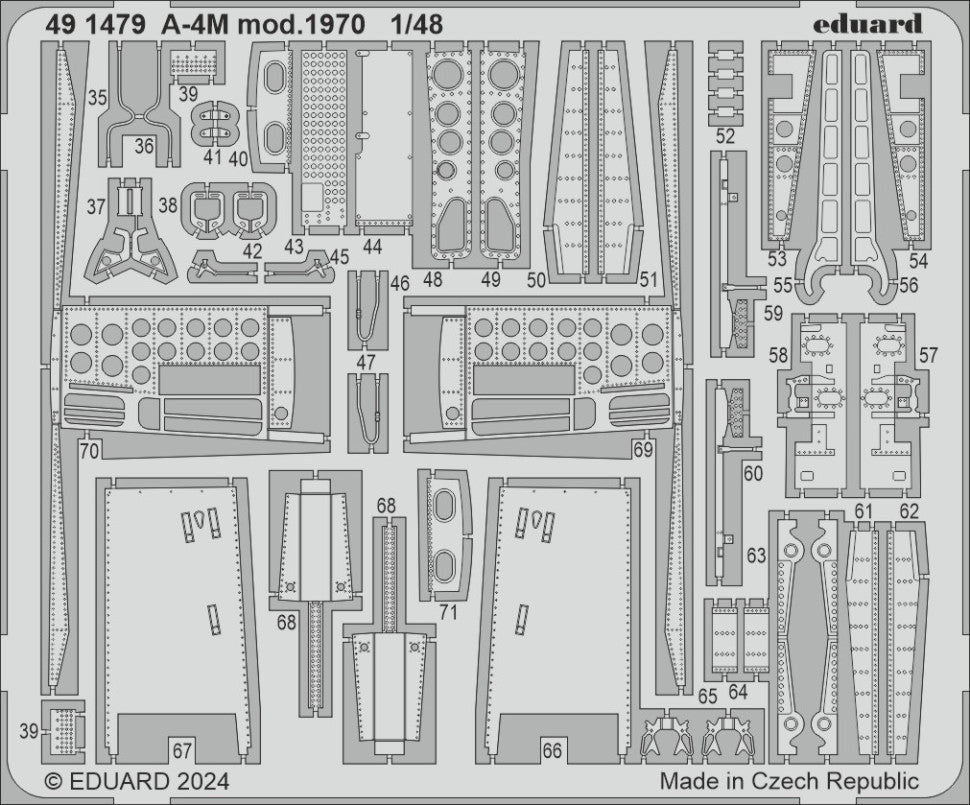 Eduard BIG49434 A-4M Mod. 1970 detail set for Magic Factory 1/48 – image 4